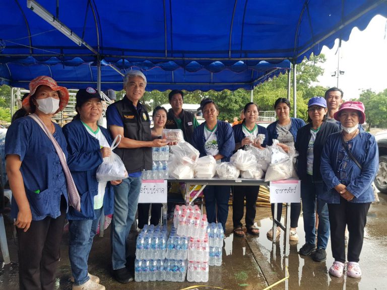  ร่วมส่งกำลังใจให้ผู้ประสบอุทกภัย
