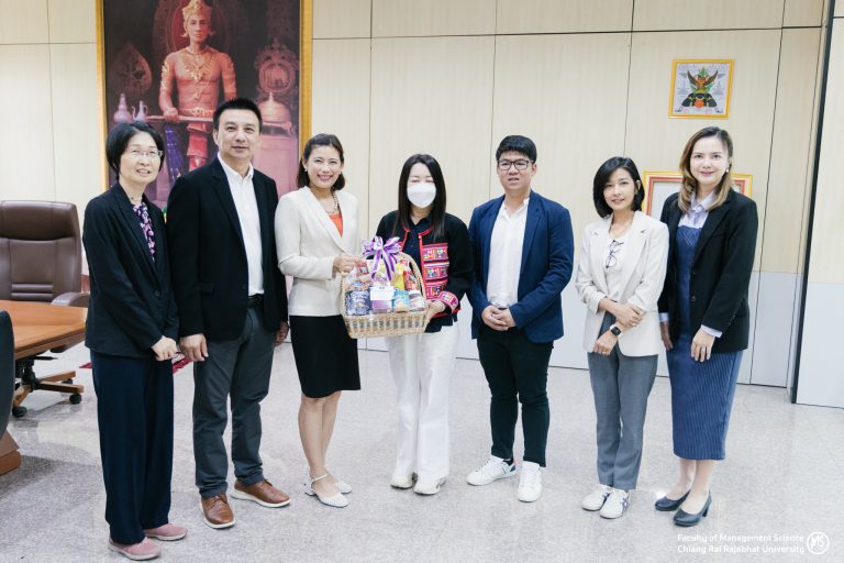 ผู้บริหารคณะวิทยาการจัดการ มรภ.เชียงราย เข้าพบนายก อบจ.เชียงราย